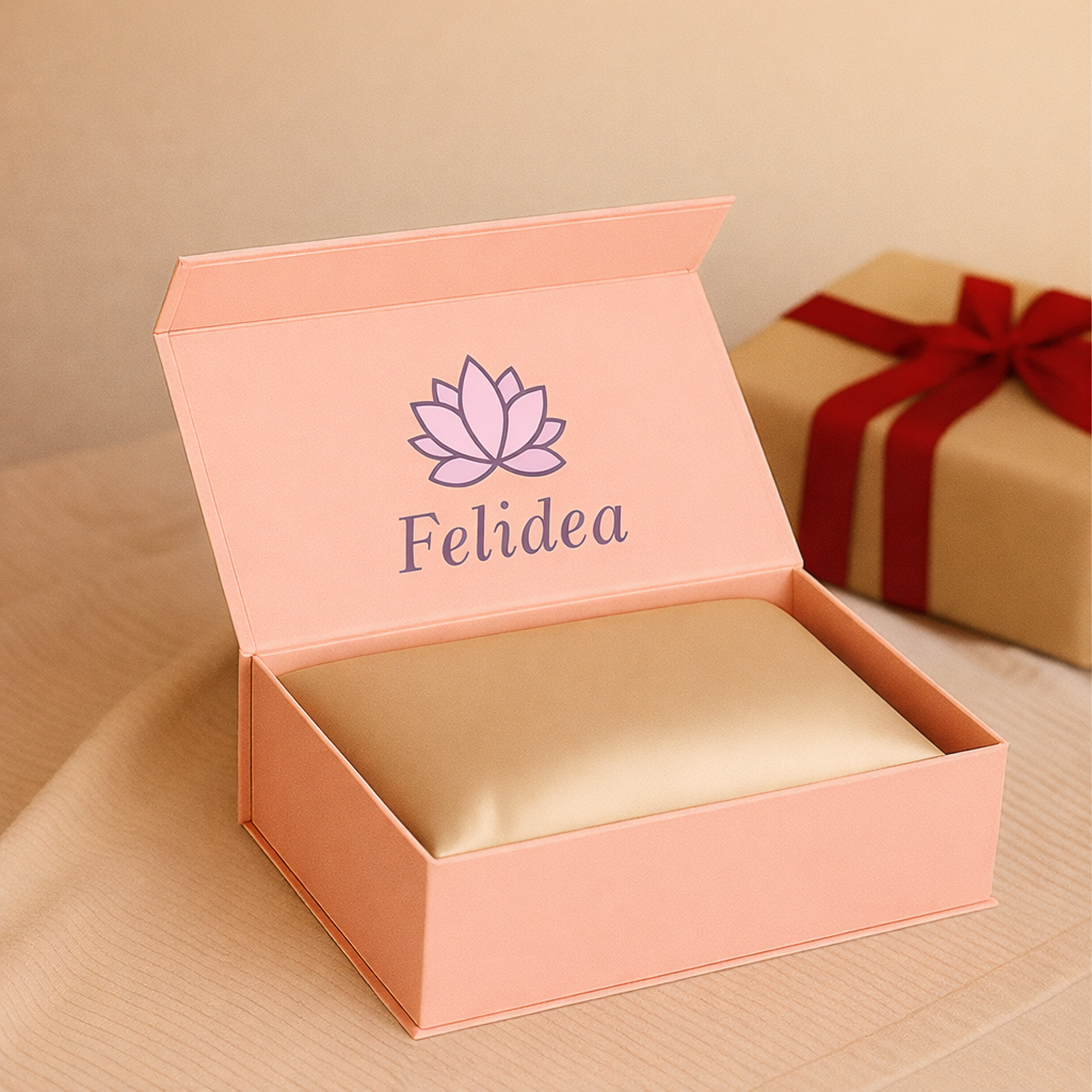 Coppia di federe in seta di gelso